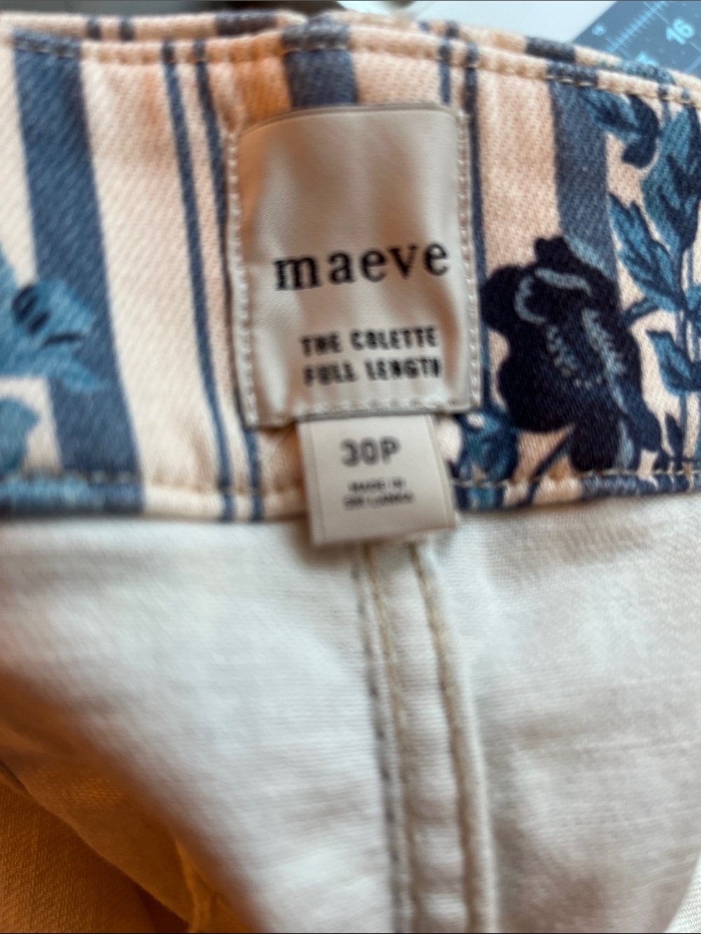 Anthropologie Maeve Colette High-Rise Wide-Leg Cropped jeans - Picture 8 of 10
